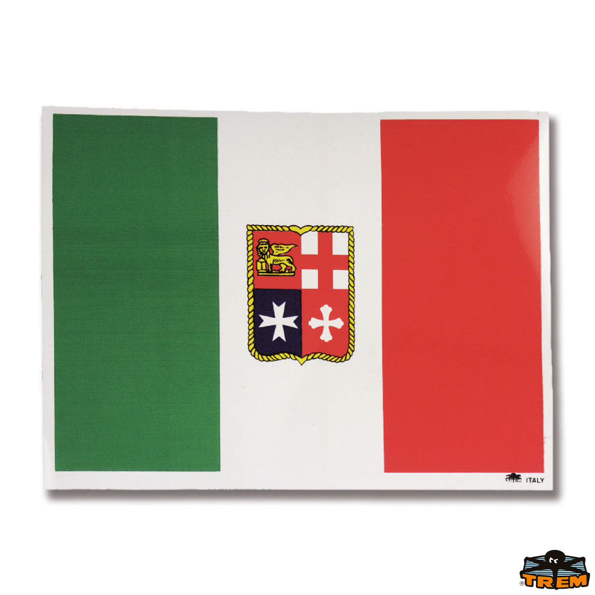 Bandera adhesiva italiana de tres barras