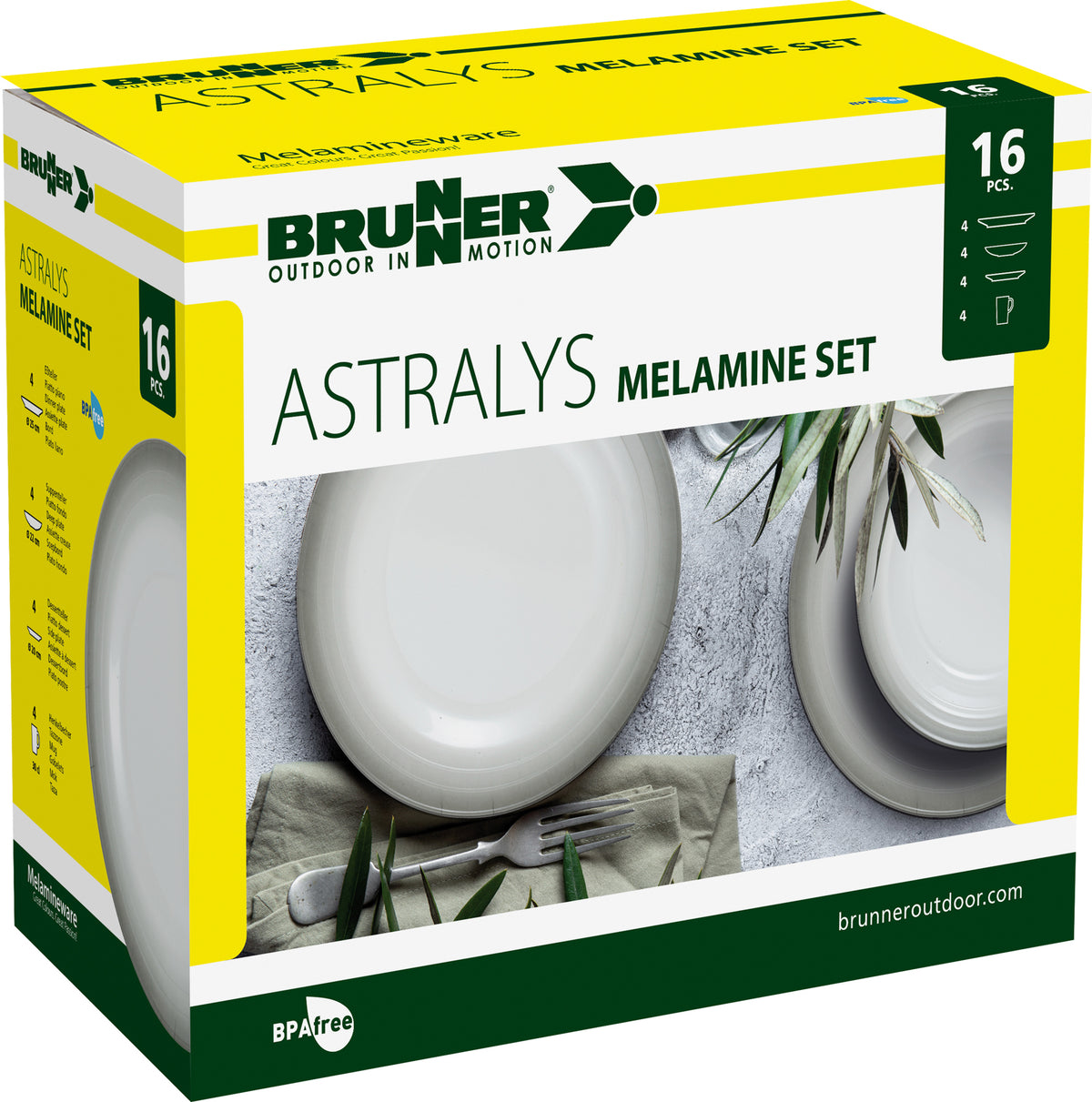Juego de melamina Brunner Astralys