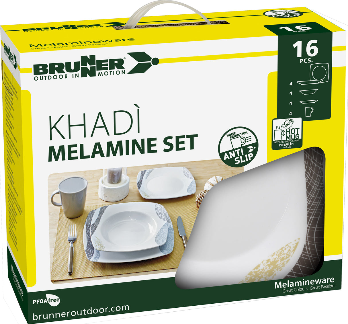 Brunner Melamin-Set Khadi