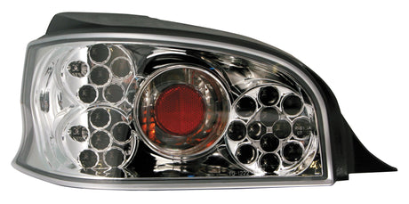 Pilot Coppia fanali posteriori LED - compatibile per Citron Saxo (5/96-12/04) - Cromo