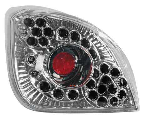 Pilot Coppia fanali posteriori LED - compatibile per Ford Fiesta IV (8/95-1/02) - Cromo