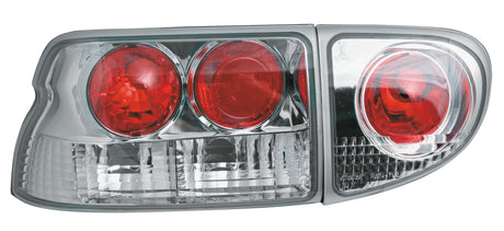 Pilot Coppia fanali posteriori - compatibile per Ford Escort Mk6 (1/95-7/00) - Cromo