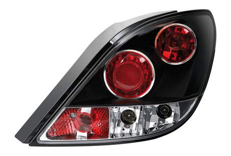 Pilot Coppia fanali posteriori - compatibile per Peugeot 207 (5/06>) - Nero