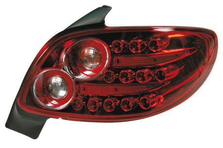 Pilot Coppia fanali posteriori LED - compatibile per Peugeot 206 (9/98>) - Rosso