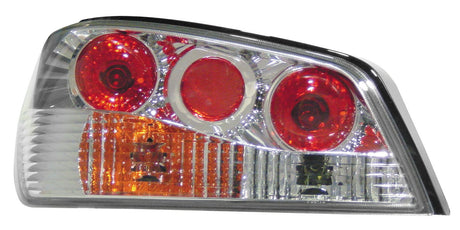 Pilot Coppia fanali posteriori - compatibile per Peugeot 306 (3/97-7/01) - Cromo