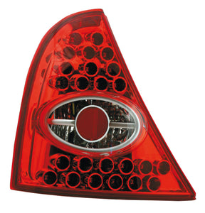 Pilot Coppia fanali posteriori LED - compatibile per Renault Clio (4/98>) - Rosso