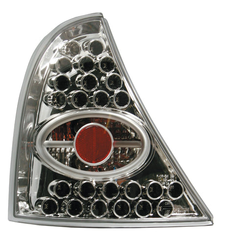 Pilot Coppia fanali posteriori LED - compatibile per Renault Clio (4/98>) - Cromo