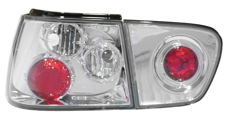 Pilot Coppia fanali posteriori - compatibile per Seat Ibiza (8/99-2/02) - Cromo