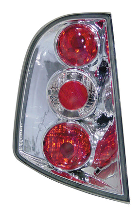 Pilot Coppia fanali posteriori - compatibile per Skoda Fabia (2/00-5/07) - Cromo
