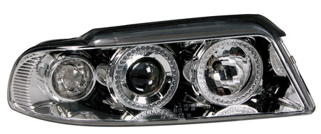 Pilot Coppia fanali anteriori Angel-Eyes - compatibile per Audi A4 (3/99-11/00) - Cromo
