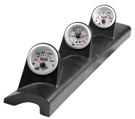 Pilot Portastrumenti montante 3 fori (52 mm) - Nero - Sinistro