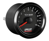 Pilot Black Analogue Gauge Series, Pressione olio -  2 (52 mm)