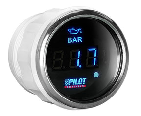 Pilot Black Digital Gauge Series, Pressione Olio -  2 (52 mm)