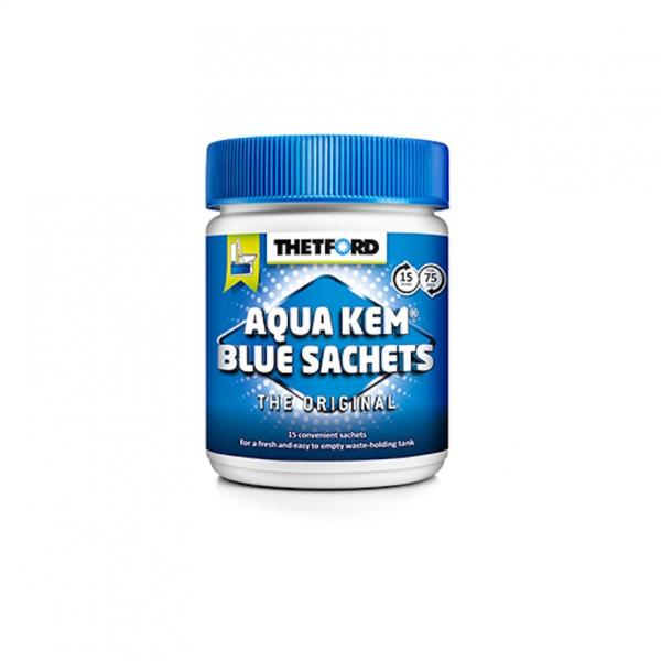 Sobres azules Thetford Aqua Kem FRE-GER-BEL 