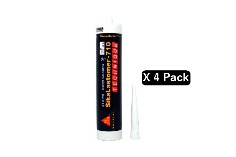 Sika Lastomer 710 310ml - nero CONFEZIONE DA 4 PEZZI