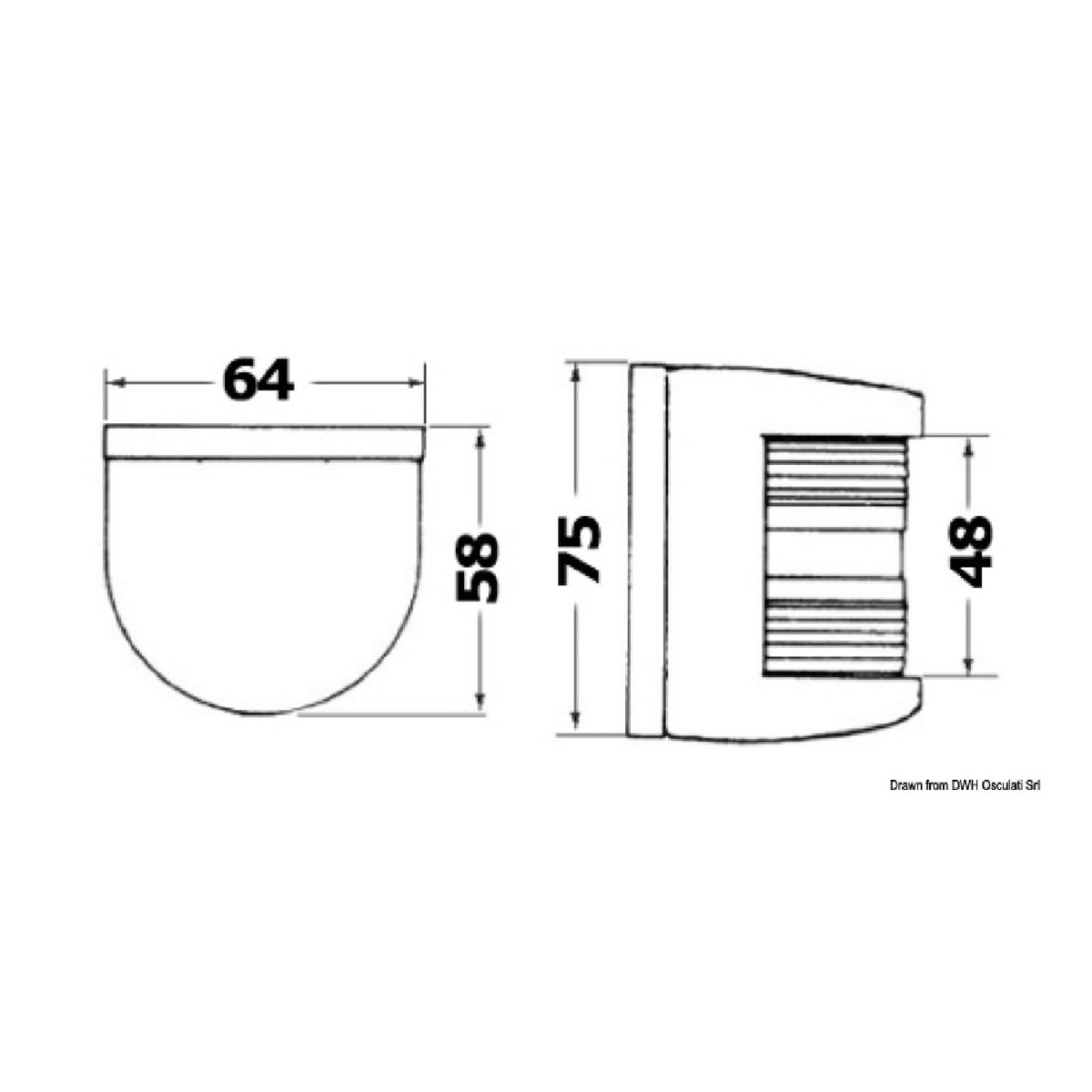 Osculati Straßenbeleuchtung Utility 77 11.425.01