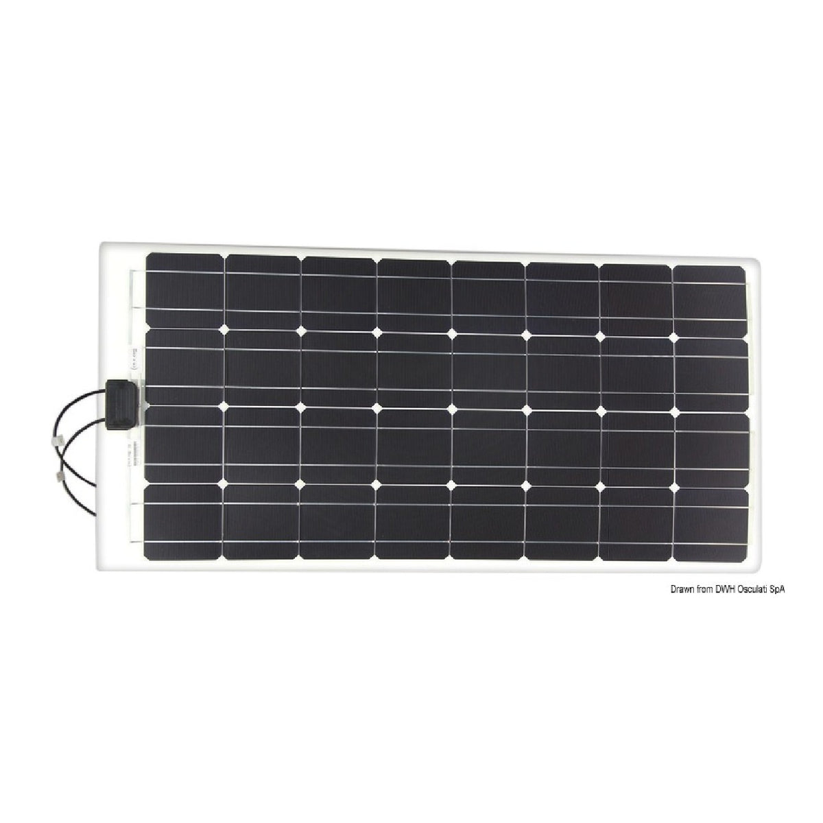 Enecom Pannello solare 100 Wp 1231 x 536 mm