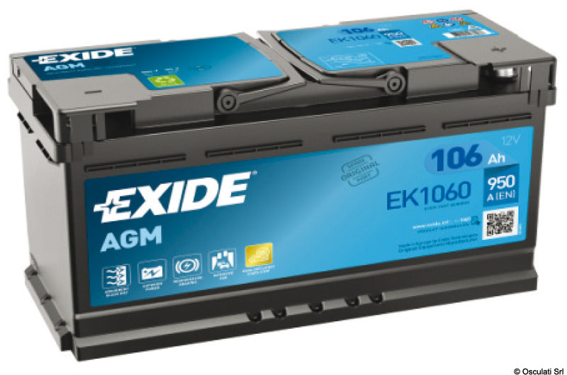 Batería AGM de 70 Ah de Exide Technologies