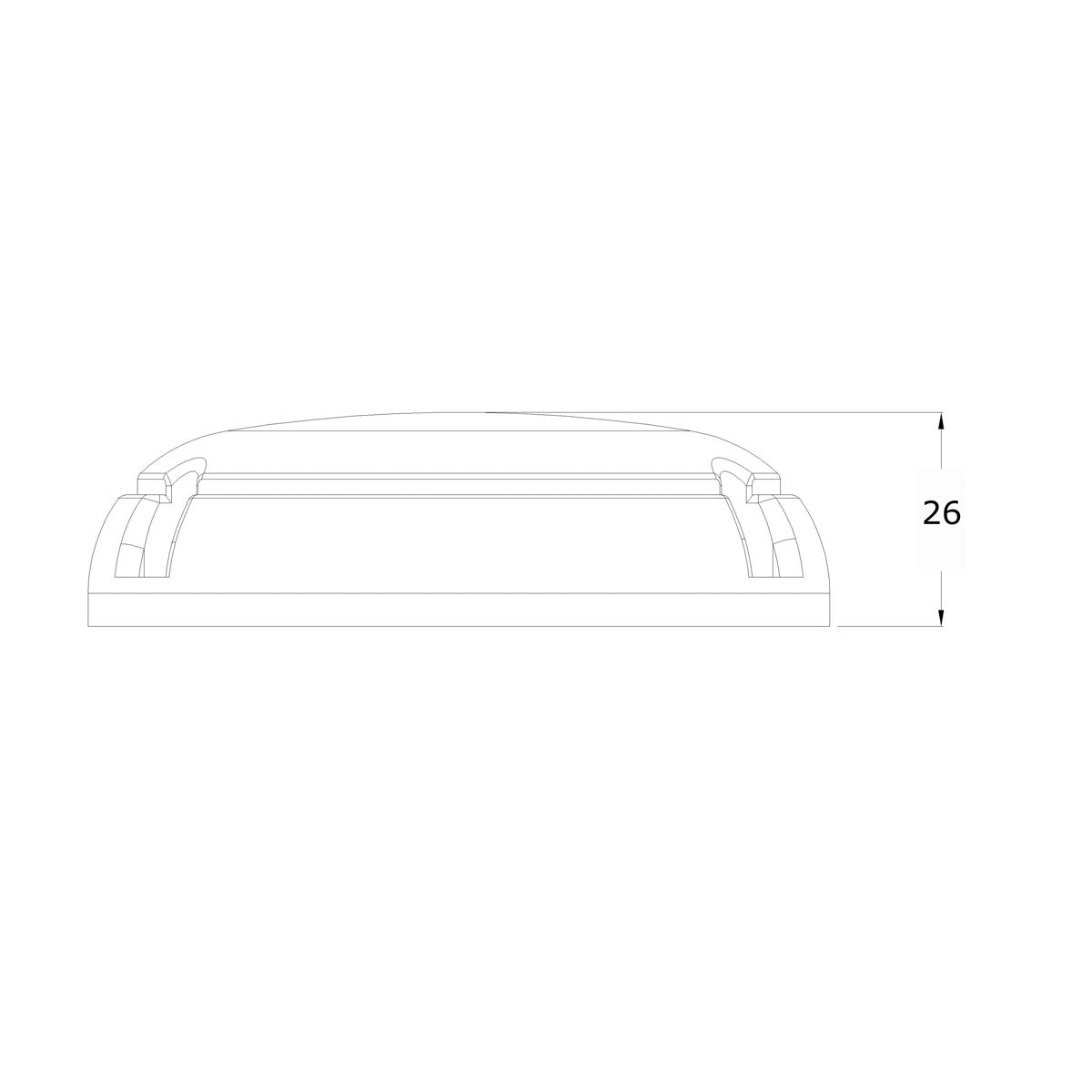 AquaLINE Luce subacquea tonda a 6 led