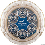 Bluefin LED PIRANHA P12 LED de dos colores blanco y azul