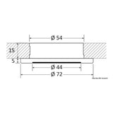 Foco empotrable LED blanco Osculati Polis 13.488.01