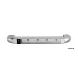 Batsystem LED-Schienenleuchte mit drehbarem Blinkstreifen