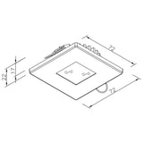 Auroled Plafoniera a led da incasso