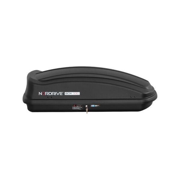 Nordrive Box 330, cofre de techo ABS, 330 litros - Negro grabado N60004