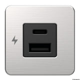 Scanstrut SCANSTRUT TILE Schwarzer Doppel-USB-Anschluss A+C