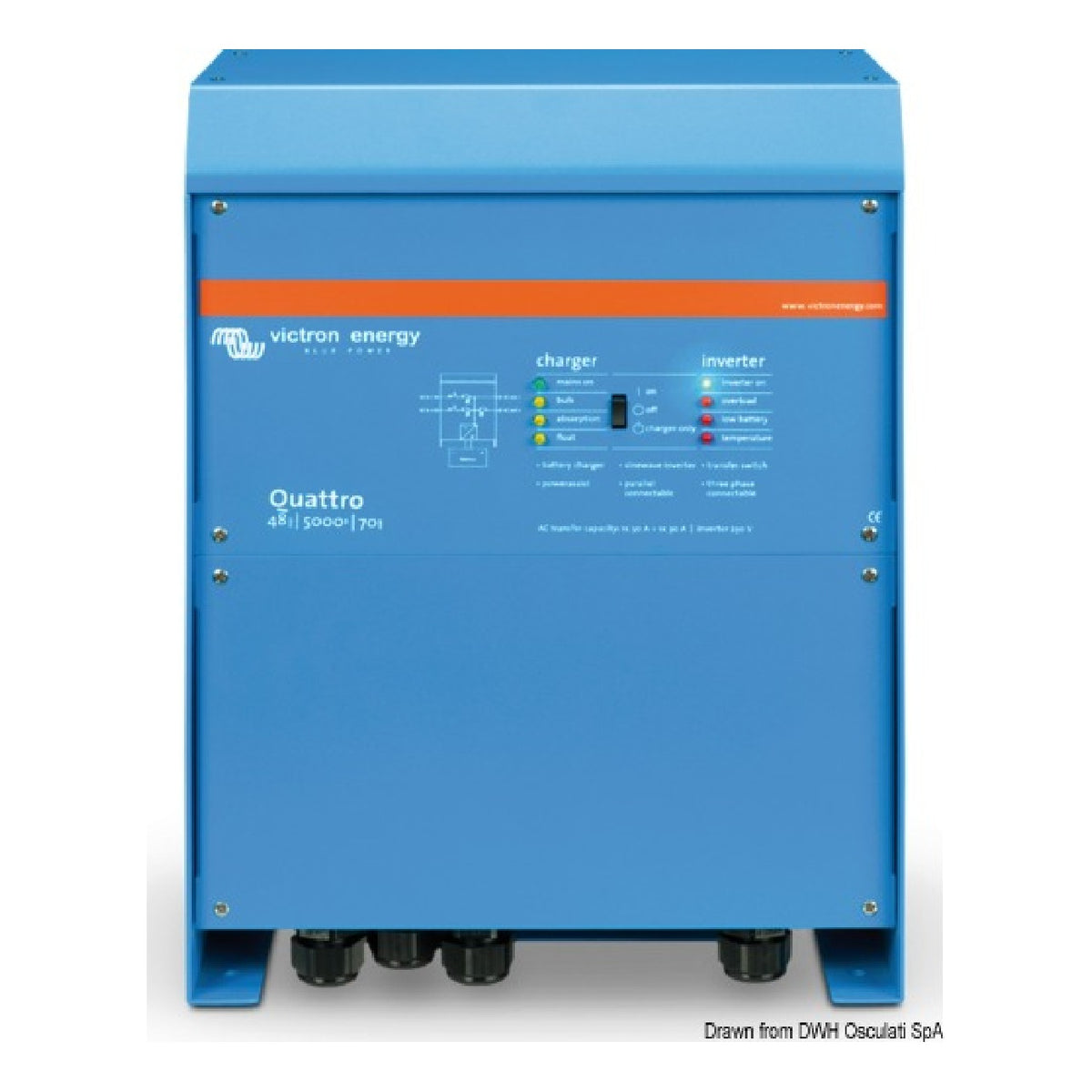 Victron Energy Sistema combinato caric+invert 24/5000 - AmerigoStore