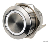 Osculati Interruptores flat de perfil bajo en acero inoxidable 12/24V 20 A