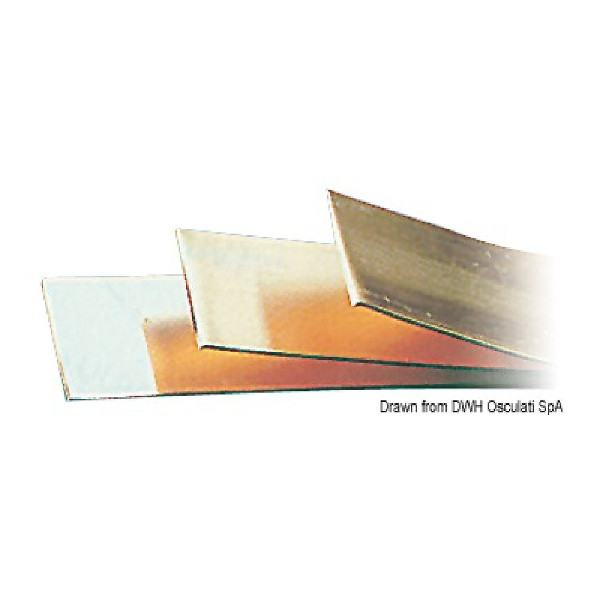 Placa de cobre galvanizado Osculati 14.392.00