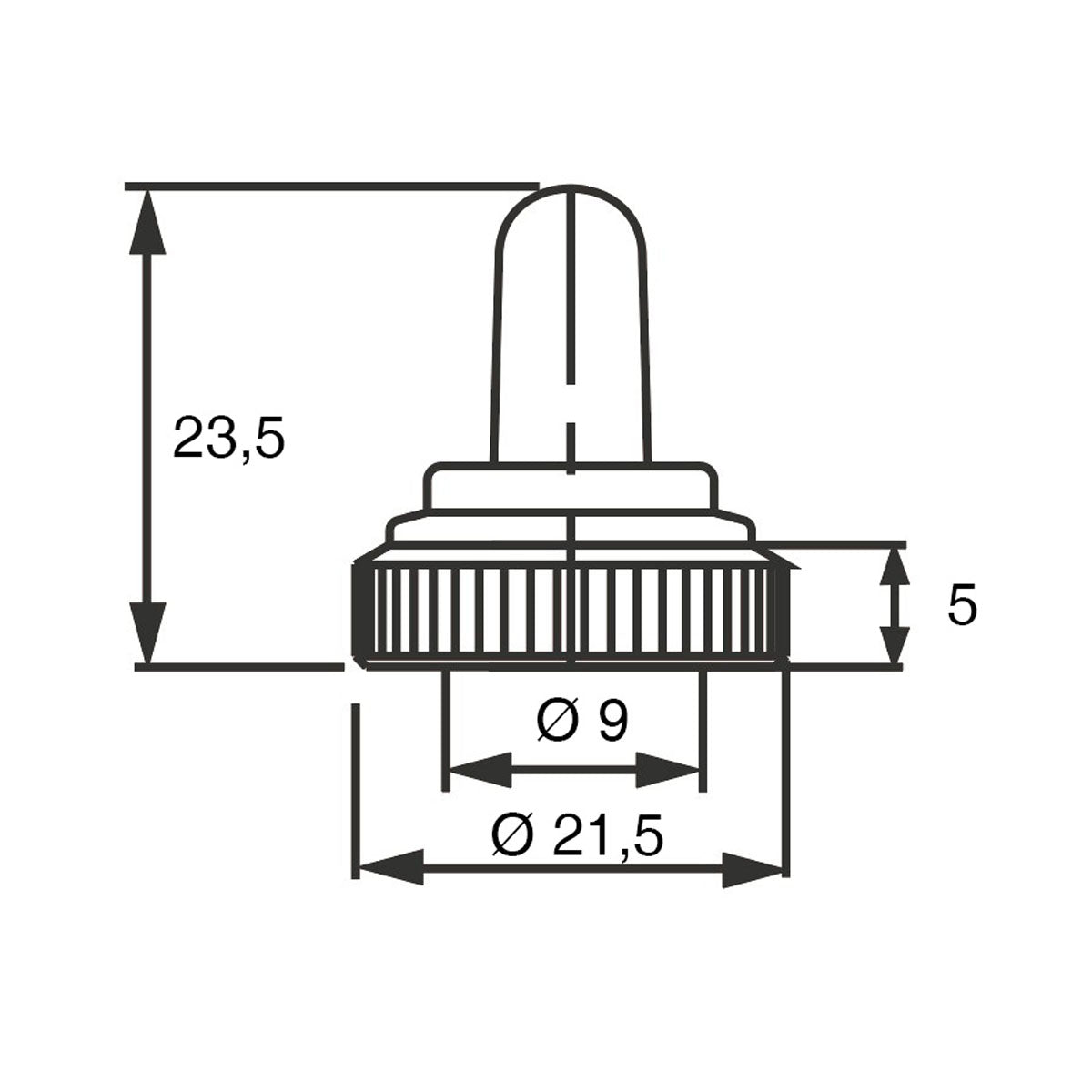 Trem Cappuccio in gomma 10 pz