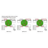 Electra Diverter Maxi SERVICIO PESADO 0-1-2 AMBOS