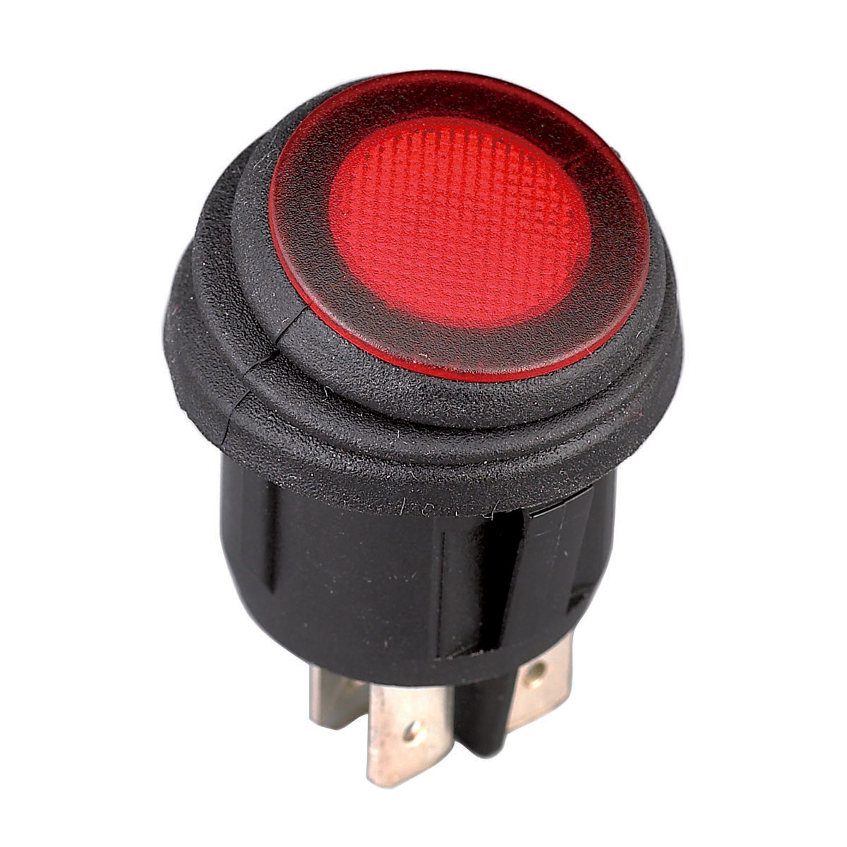 Trem Pulsante IP65 con LED Colore Nero