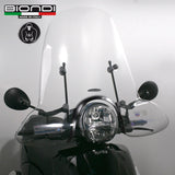 Biondi Parabrezza Club Piaggio Vespa GTS 250ie 2005-2012 con Attacchi