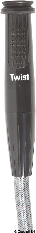 Whale Doccia integrata WHALE Twist Mk2 nera 190x57 mm