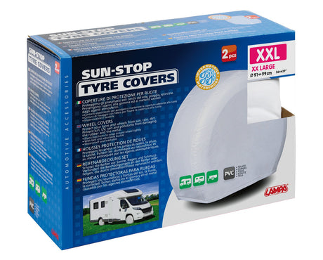 Lampa Sun-Stop, coperture di protezione per ruote, 2 pz - XXL 15929