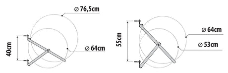 Lampa XL foldable rack, supporto porta gomme e cerchioni da parete richiudibile 15971