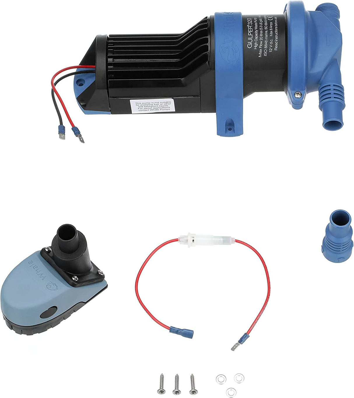 Bomba de ducha y aguas residuales Whale Gulper 320
