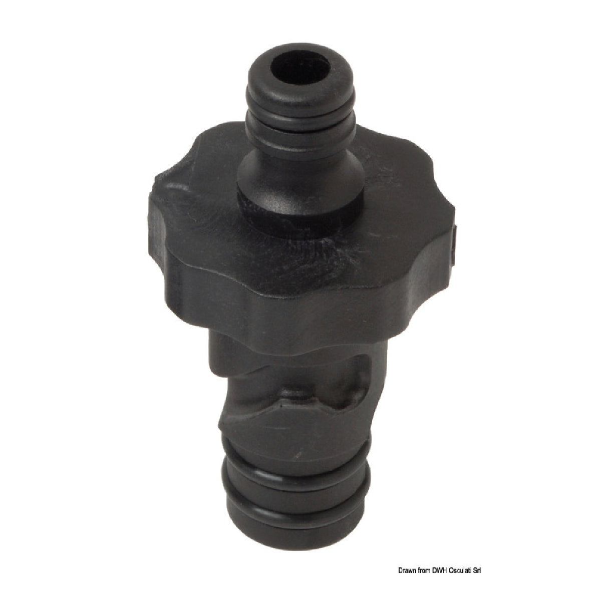 Osculati Washdown gerades Kunststoff-Fittings 16.442.31
