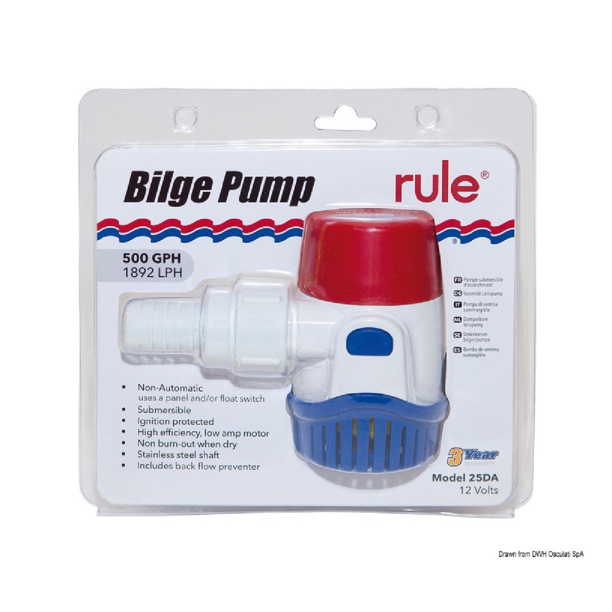 Rule Pompa di sentina New Generation ad immersione