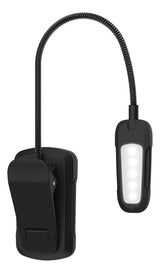 Lámpara de clip universal Ansmann de 9 LED y 3 colores con regulador de intensidad