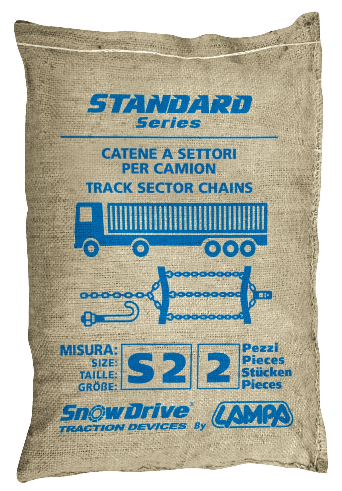 SnowDrive Catene a settori-cingoli per camion, serie Standard, 2 pz - S-2