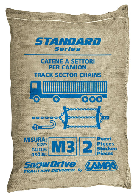 SnowDrive Catene a settori-cingoli per camion, serie Standard, 2 pz - M-3