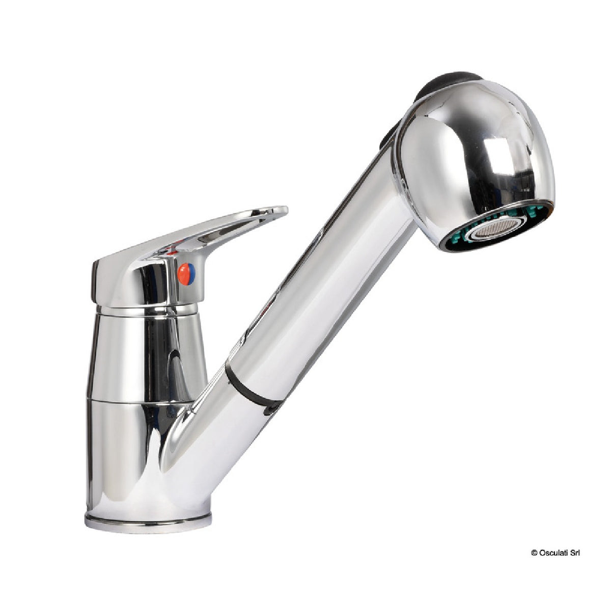Osculati Combinato rubinetto miscelatore Olivia mono comando + doccia estraibile 17.019.00
