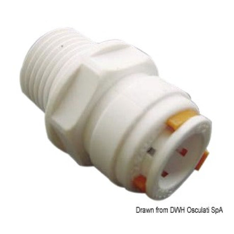 Osculati Raccordi rapidi per impianti idrici KP 12 mm 17.111.01 - AmerigoStore