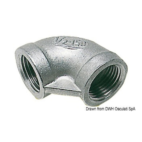 Osculati Gomito 90 femmina/femmina in inox 17.326.01 - AmerigoStore