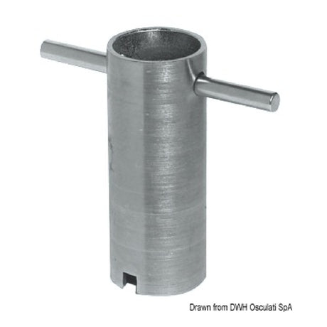 Osculati Attrezzo in acciaio zincato per il montaggio rapido degli scarichi a mare sia in ottone che in acciaio inox 17.421.01 - AmerigoStore