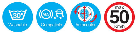 SnowDrive SnowDrive, coppia di calze da neve per auto - SD54 135/70-13 13"